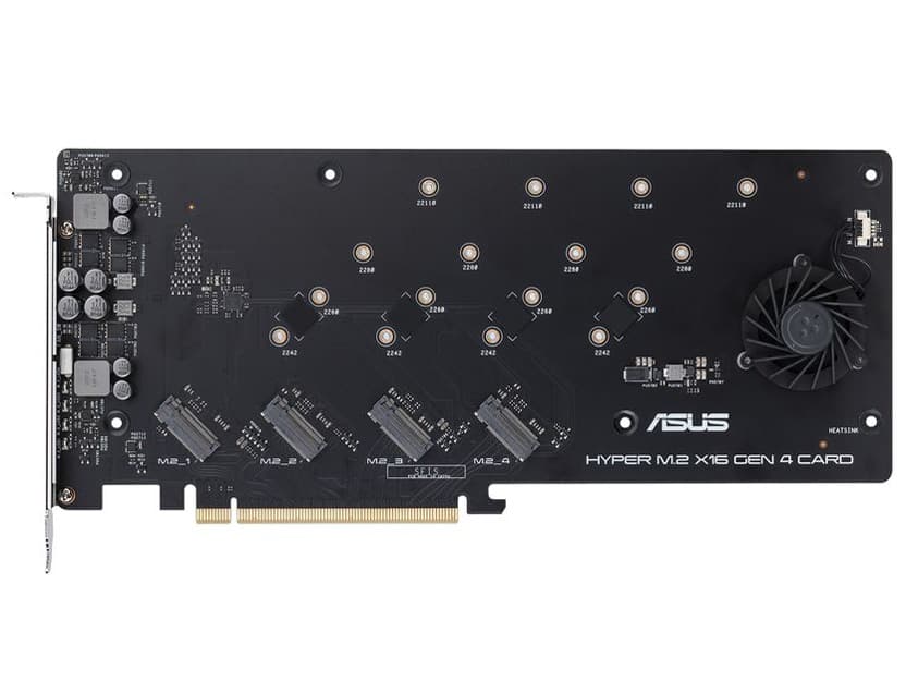 ASUS マザーボード HYPER M.2 X16 GEN 4 Card