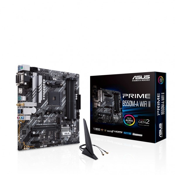 ASUS マザーボード PRIME B550M-A WIFI II