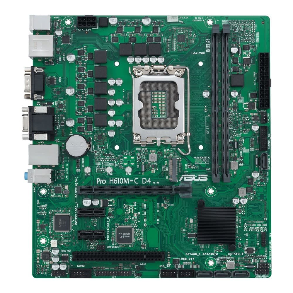 ASUS マザーボード PRO H610M-C D4-CSM