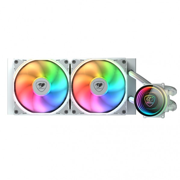 COUGAR CPUクーラー CGR-PSDELRGB-W-240 (Poseidon Elite 240 ARGB White)