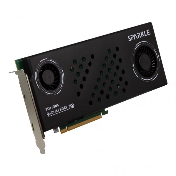 SPARKLE 周辺機器 PCIe GEN4 QUAD M.2 RISER CARD