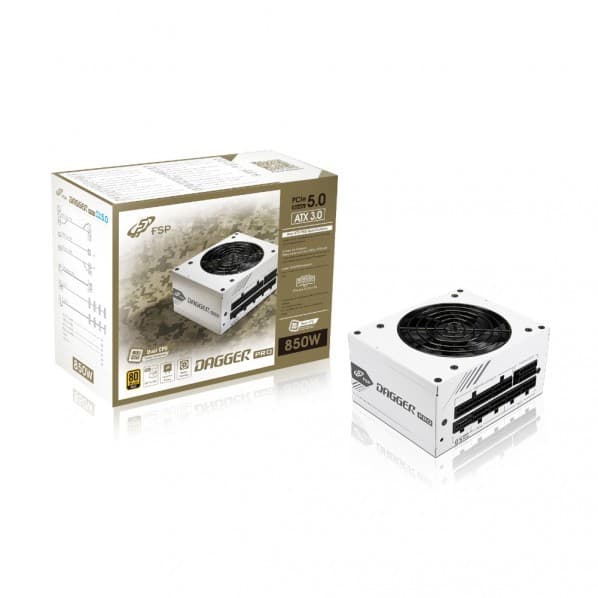 FSP 電源 SDA2-850 Gen5.W （DAGGER PRO ATX3.0(PCIe5.0) 850W White）