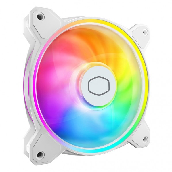 COOLERMASTER ケースファン MFL-B2DW-21NP2-R2 (MasterFan MF120 Halo2 White Edition)