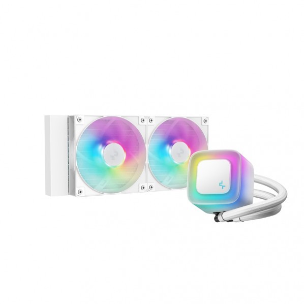 DEEPCOOL CPUクーラー R-LE240-WHAMMN-G-2 (LE240 WH V2)