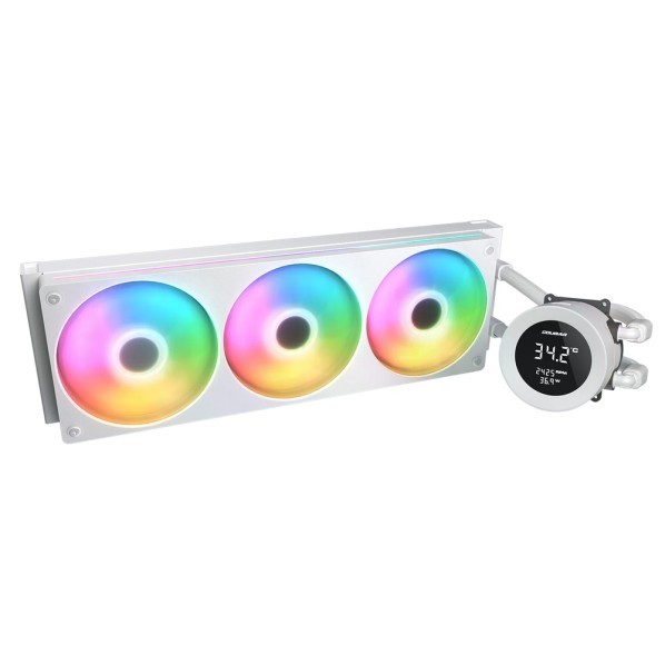 COUGAR CPUクーラー CGR-PSDVARGB-W-360 (Poseidon Vistek ARGB 360 White)