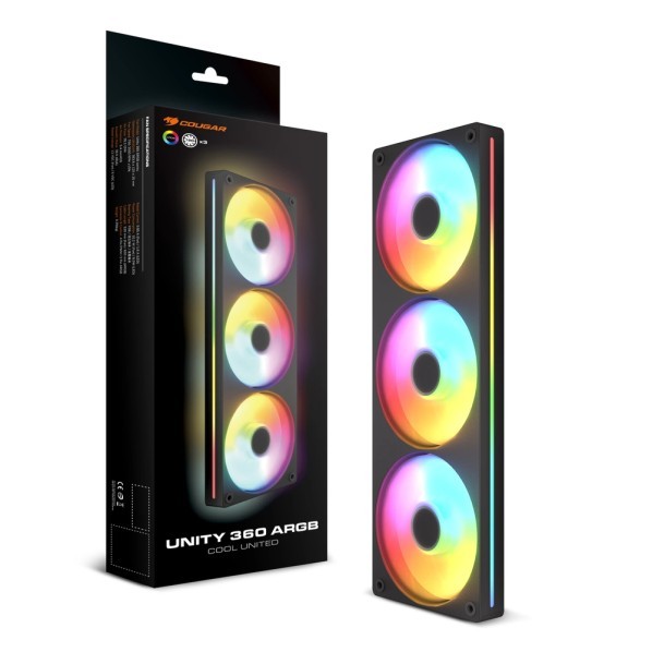COUGAR ファン CF-UN360RB-RGB (Unity360-RB ARGB)