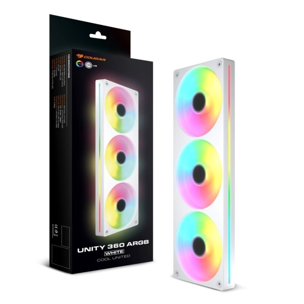 COUGAR ファン CF-UN360FW-RGB (Unity360-FW ARGB)