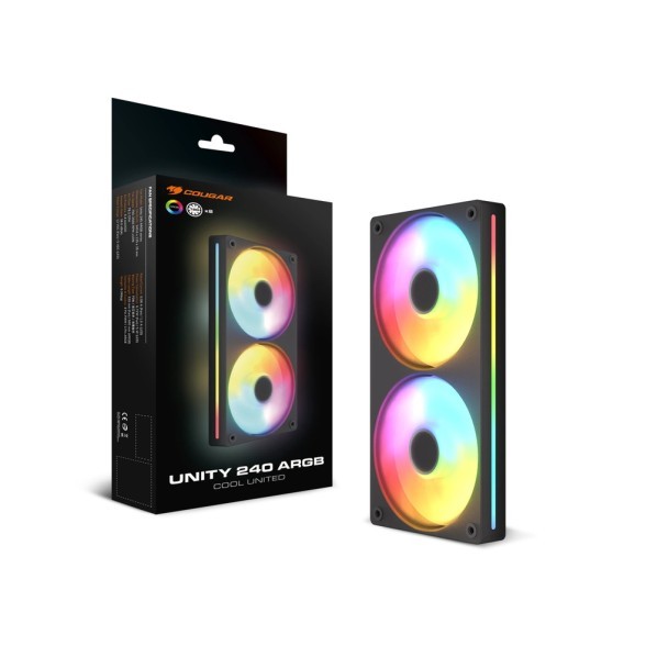 COUGAR ファン CF-UN240FB-RGB (Unity240-FB ARGB)