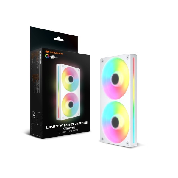 COUGAR ファン CF-UN240RW-RGB (Unity240-RW ARGB)