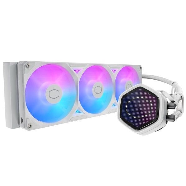 CoolerMaster CPUクーラー MLX-D36M-A25SZ-PW (ML 360 Atmos II Pixel LED White)