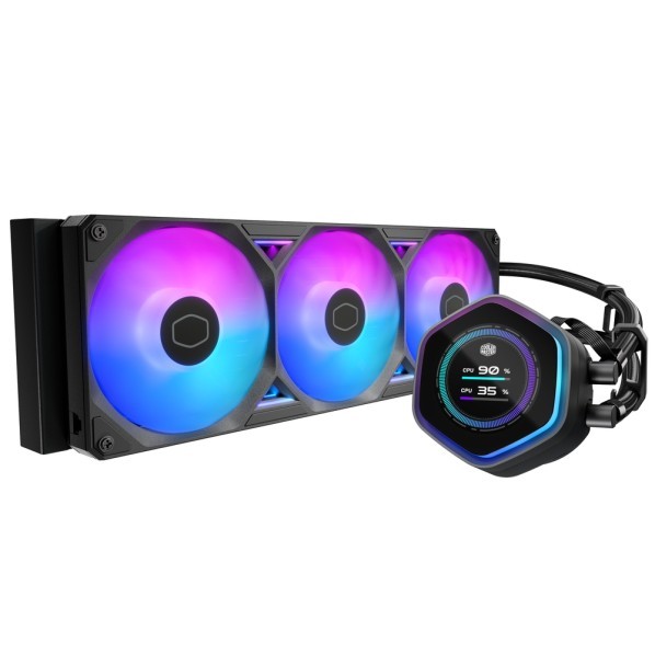 CoolerMaster CPUクーラー MLX-D36M-A25SZ-L1 (ML 360 Atmos II LCD ARGB)