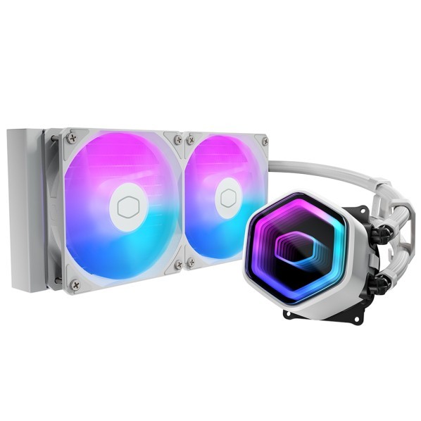 CoolerMaster CPUクーラー MLW-D24M-A18PA-JW（MasterLiquid Core II 240 White ARGB X6G2）