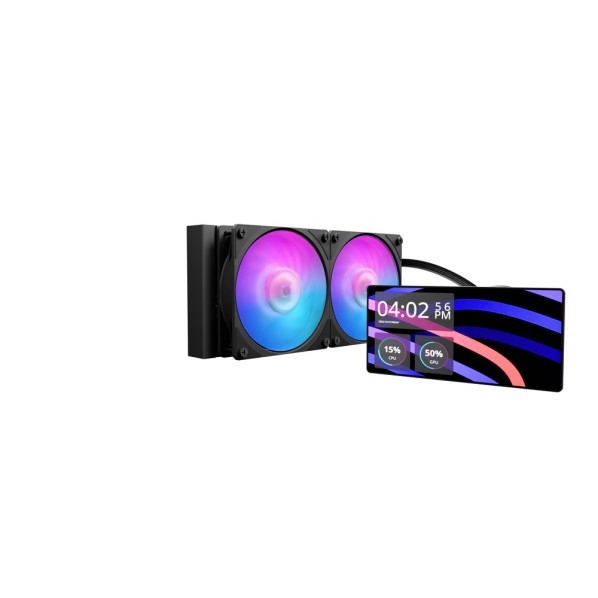 CoolerMaster CPUクーラー MLW-D24M-A24PA-L1(MasterLiquid Core LCD 240 BL ARGB)