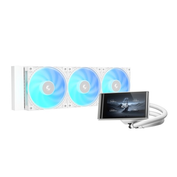 DEEPCOOL CPUクーラー R-LT360VISION-WHAMMC-G-1 (LT360 VISION WH ARGB)