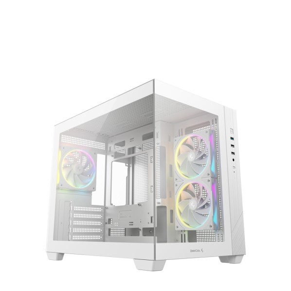 DEEPCOOL ケース R-CG330-WHNGM3-G (CG330 3F WH)