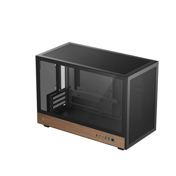 DEEPCOOL ケース R-CH260-BKNWM0-G-1 (CH260 WOOD)