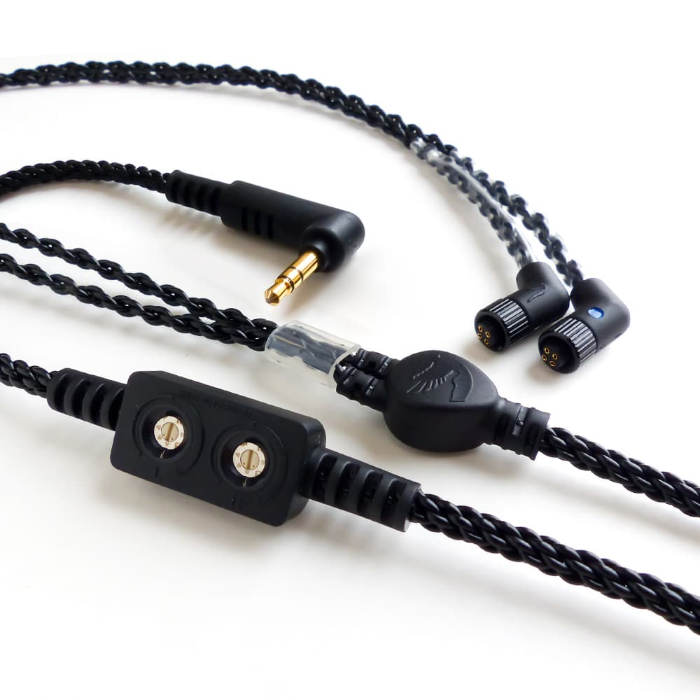 JH 4pin Premium Spare Cable [Black 48inch N1] [JH Audio ...