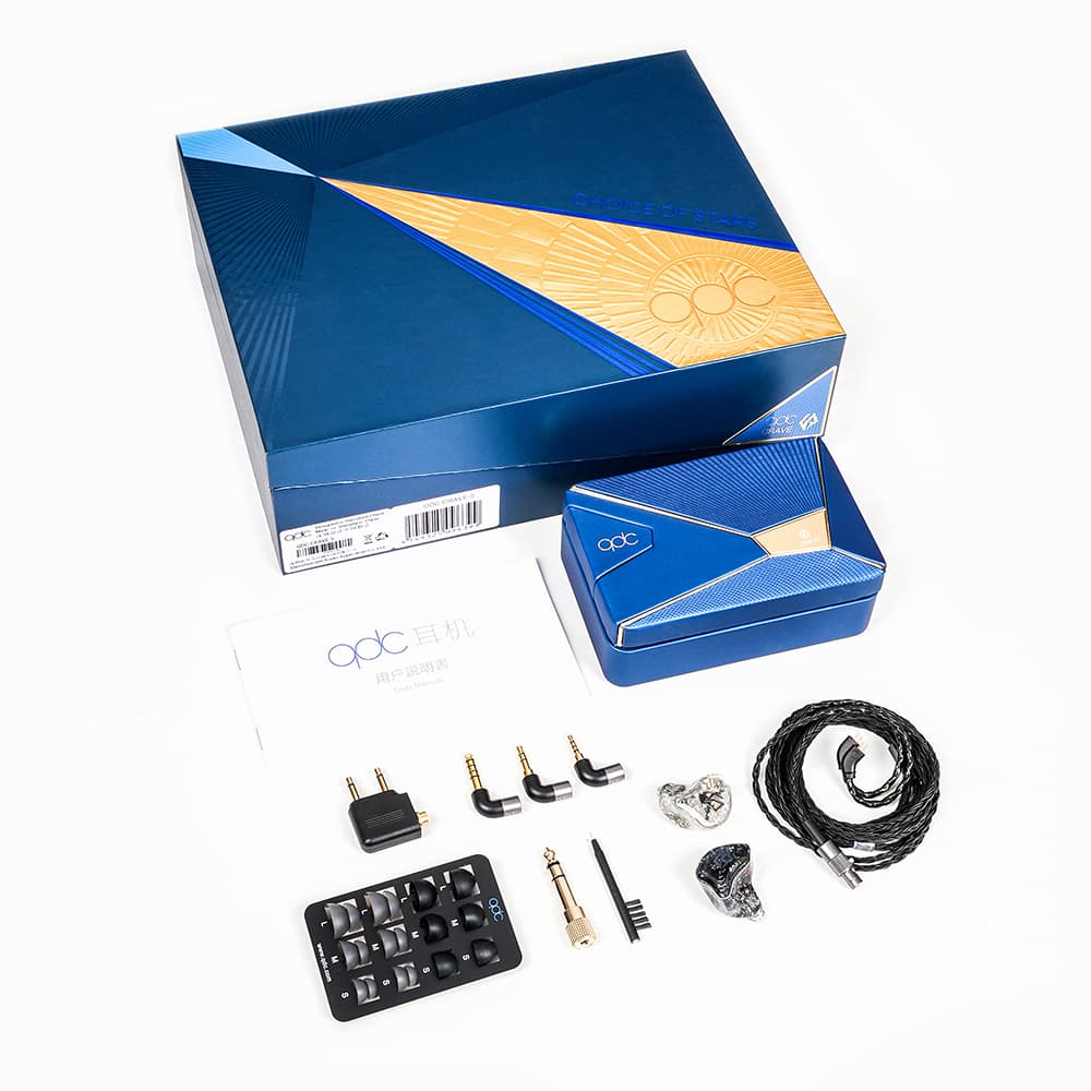 qdc CRAVE ライブリッド15ドライバーユニバーサルIEMイヤホン [QDC