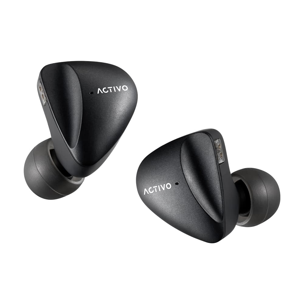 ACTIVO SCOOP Black ユニバーサルIEMイヤホン [IRV-ACTIVO-SCOOP-BK]