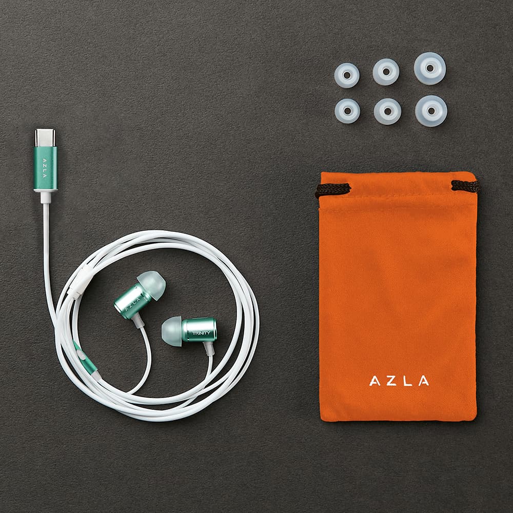 AZLA 有線イヤホン TRINITY USB-C Frozen Mint リミテッドモデル [USB