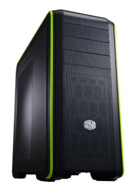 ブラックグリーン材質【新品】PCケース Cooler Master CM 690III Green