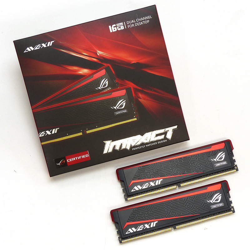 DDR4 2666 Avexir ROG Impact 16GB(8GBｘ２)