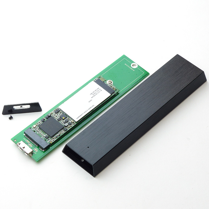 UASP対応M.2 SSD USB3.0 外付けケース [PM-SATAM2U3-BK]｜ProjectM