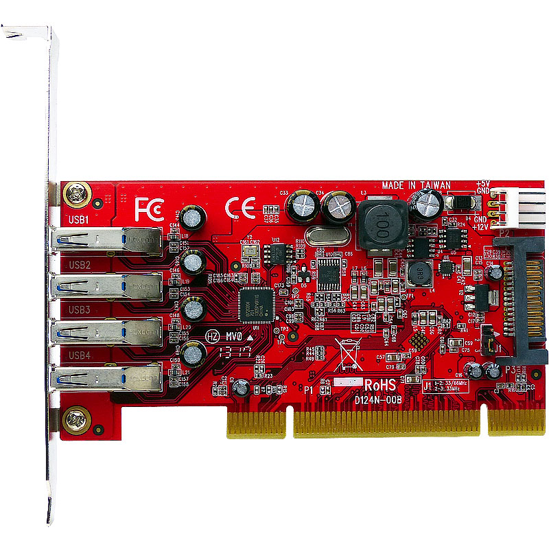 USB3.0拡張カード PCI-E 増設ボード4ポート5Gbps高速伝送 通販