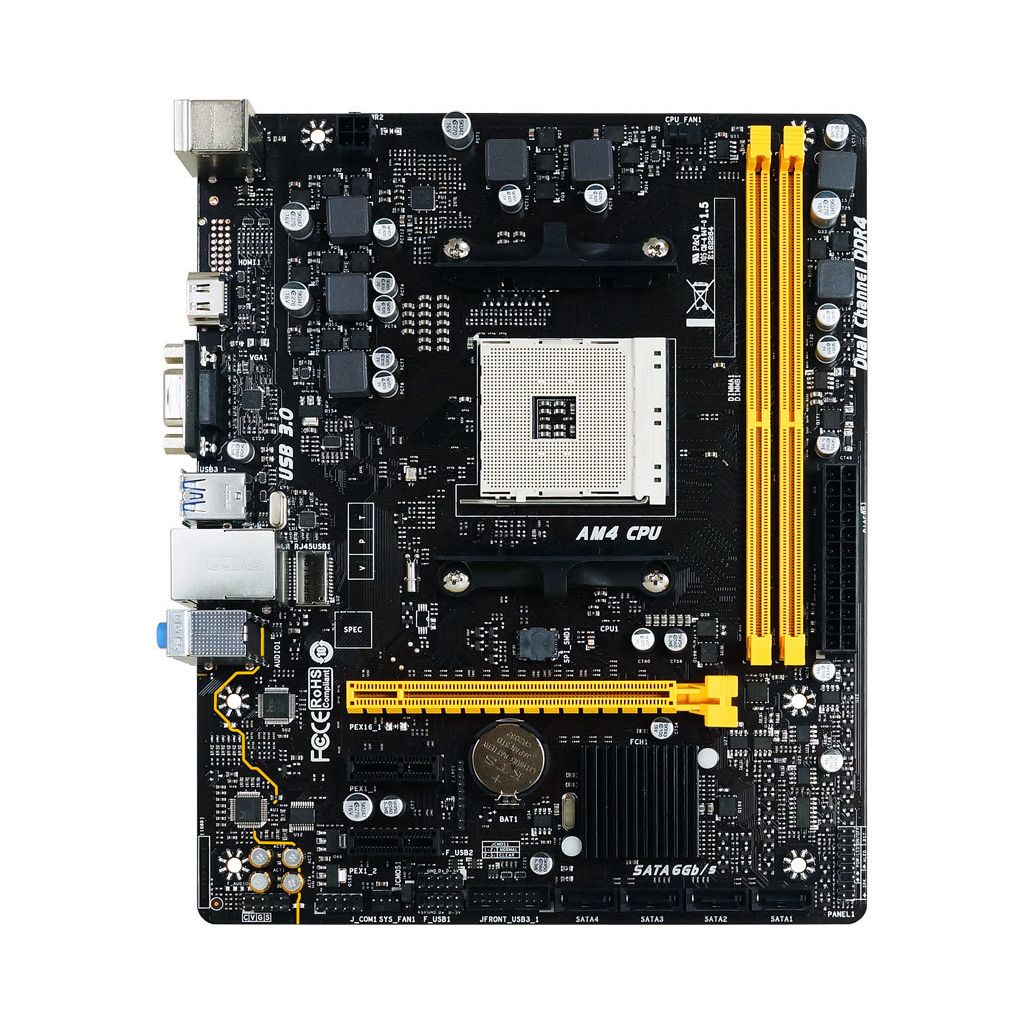 新品未使用 BIOSTAR A320MH AM4ソケット　RYZEN対応