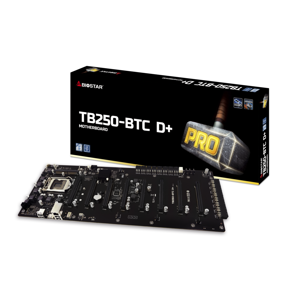 【新品、未開封、送料無料】BIOSTAR TB250-BTC+