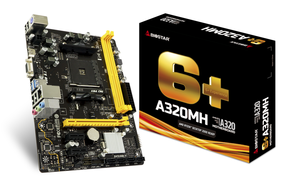 新品未使用 BIOSTAR A320MH AM4ソケット　RYZEN対応