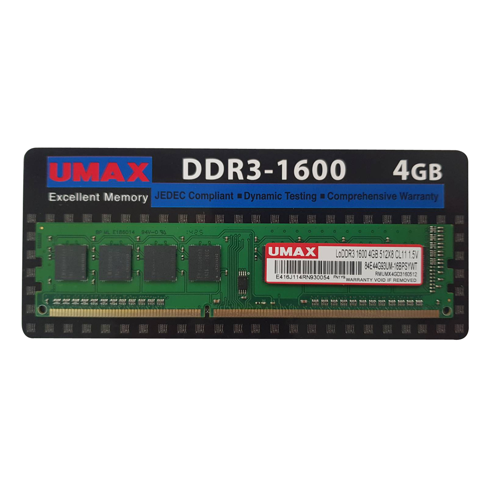 Umax DDR3 1600 8Gx2 16G メモリ