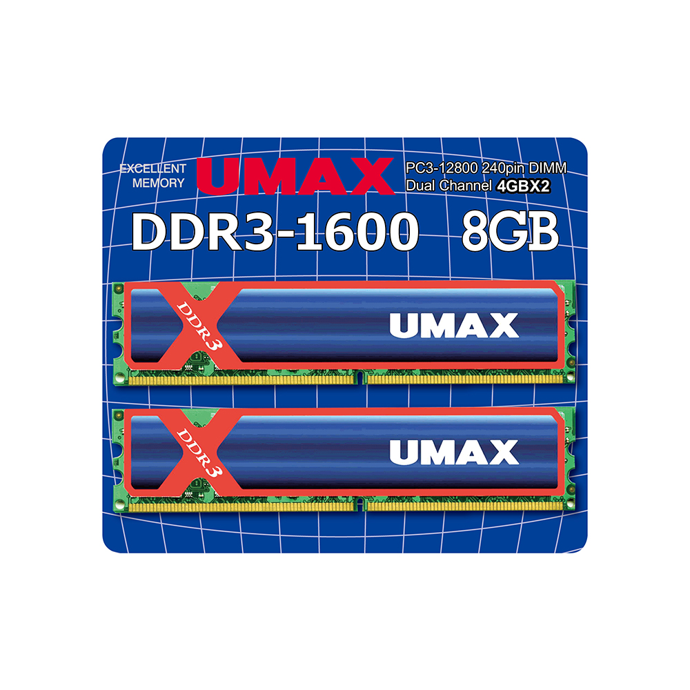UM-DDR3-1600シリーズ｜UMAX｜株式会社アユート PCパーツ・VR・オーディオ等周辺機器 総合代理店