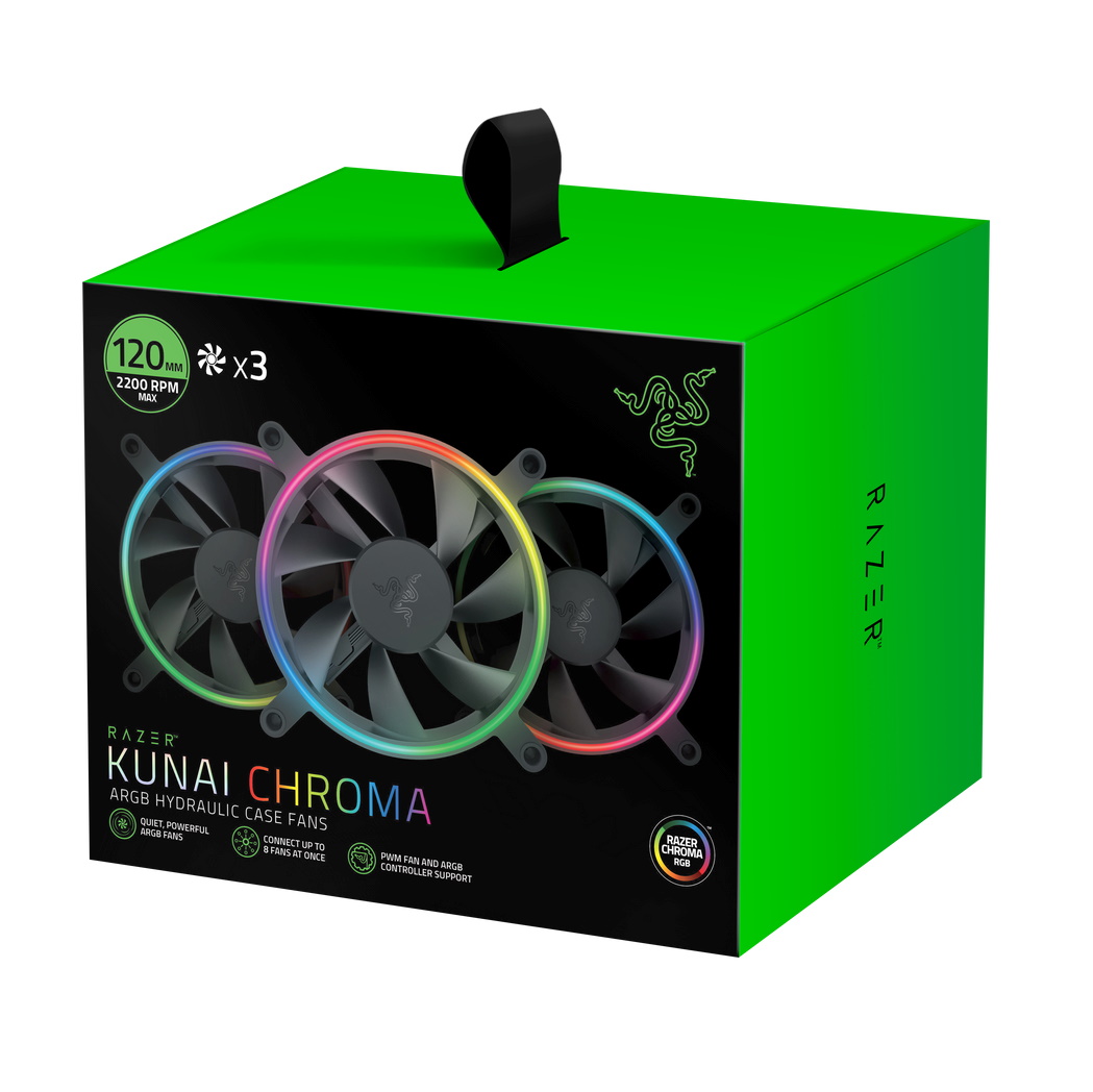 Razer Kunai Chroma - RGB 120MM LED PWM 1FAN/3FAN※終息品｜Razer