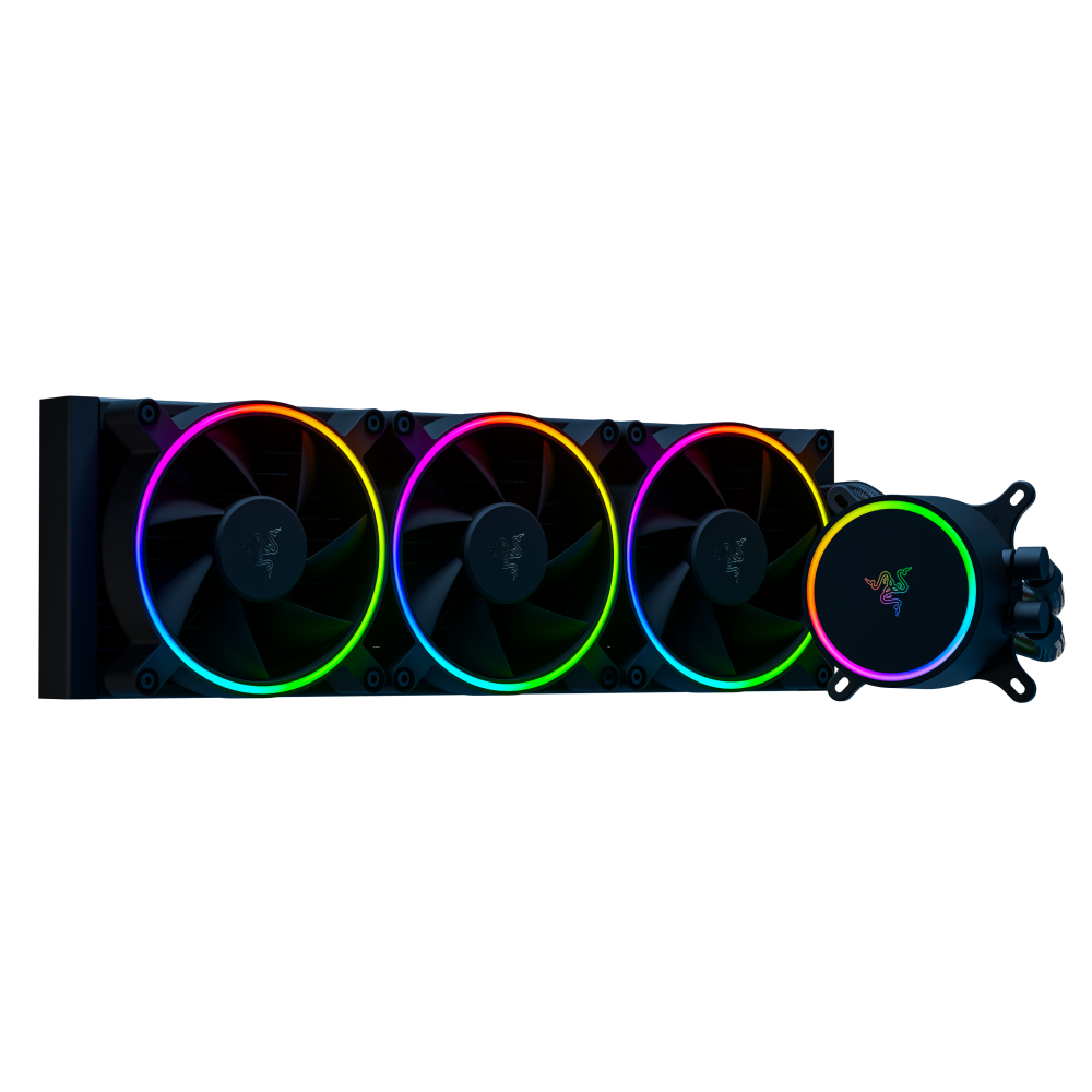 Razer Hanbo Chroma - RGB AIO Liquid Cooler 360MM (aRGB Pump Cap