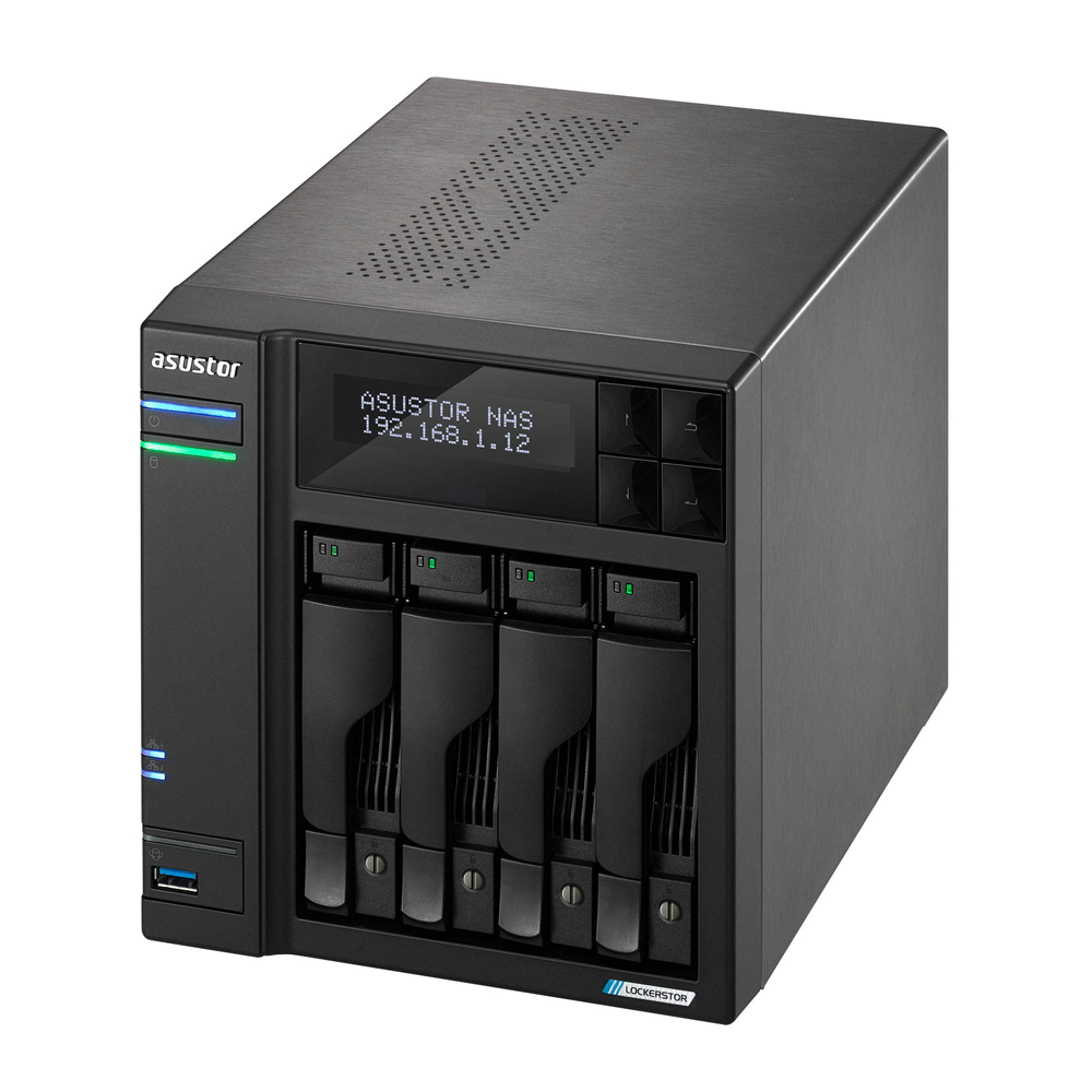 外付けハードディスク・ドライブ ASUSTOR AS6704T NAS LOCKERSTOR 4 Gen2 (AS6704T) | The No-Compromises 2.5GbE NAS