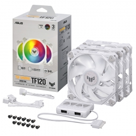 TUF GAMING TF120 WHITE ARGB 3IN1