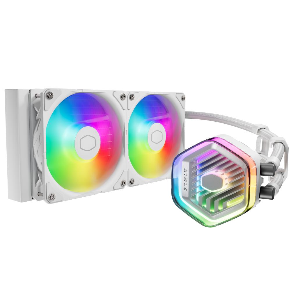 PC用ファン・クーラー Cooler Master MASTERLIQUID240ATMOS WHITE MasterLiquid 240 Atmos White｜Cooler Master｜株式会社アユート PC