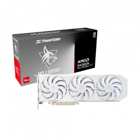 Hellhound Spectral White AMD Radeon RX 9060 XT 16GB GDDR6