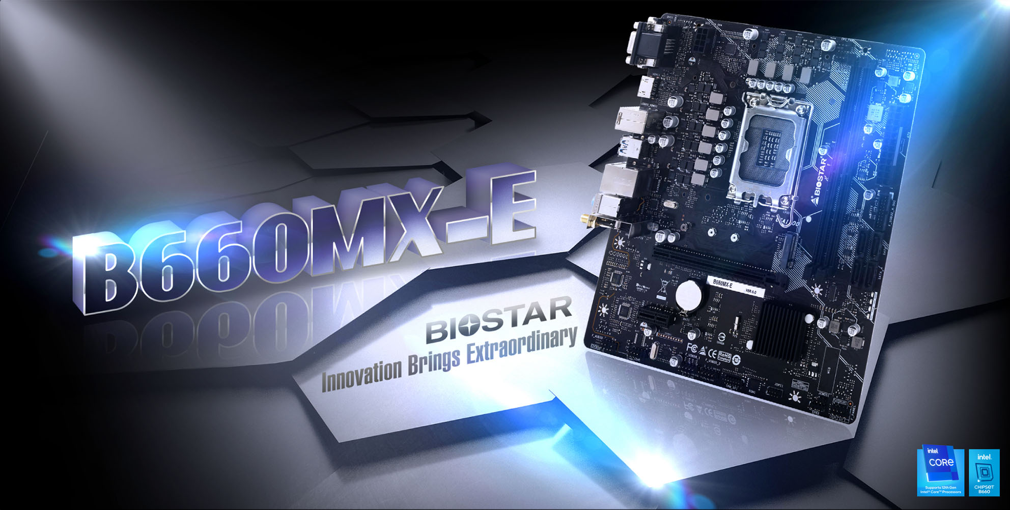 B660MX-E｜BIOSTAR｜株式会社アユート PCパーツ・VR・オーディオ等周辺機器 総合代理店