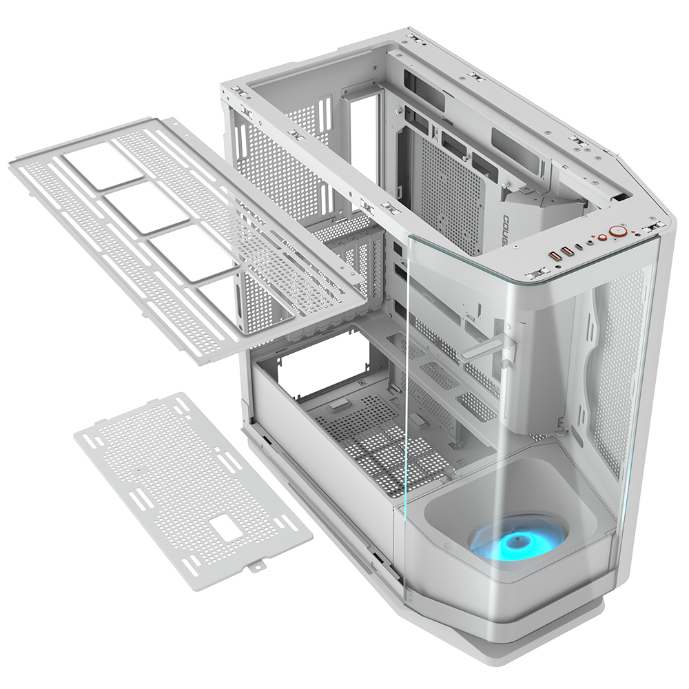 【電源・回転台つき】定価3万！COUGAR FV270 white FV270｜COUGAR｜株式会社アユート PCパーツ・VR・オーディオ等周辺機器