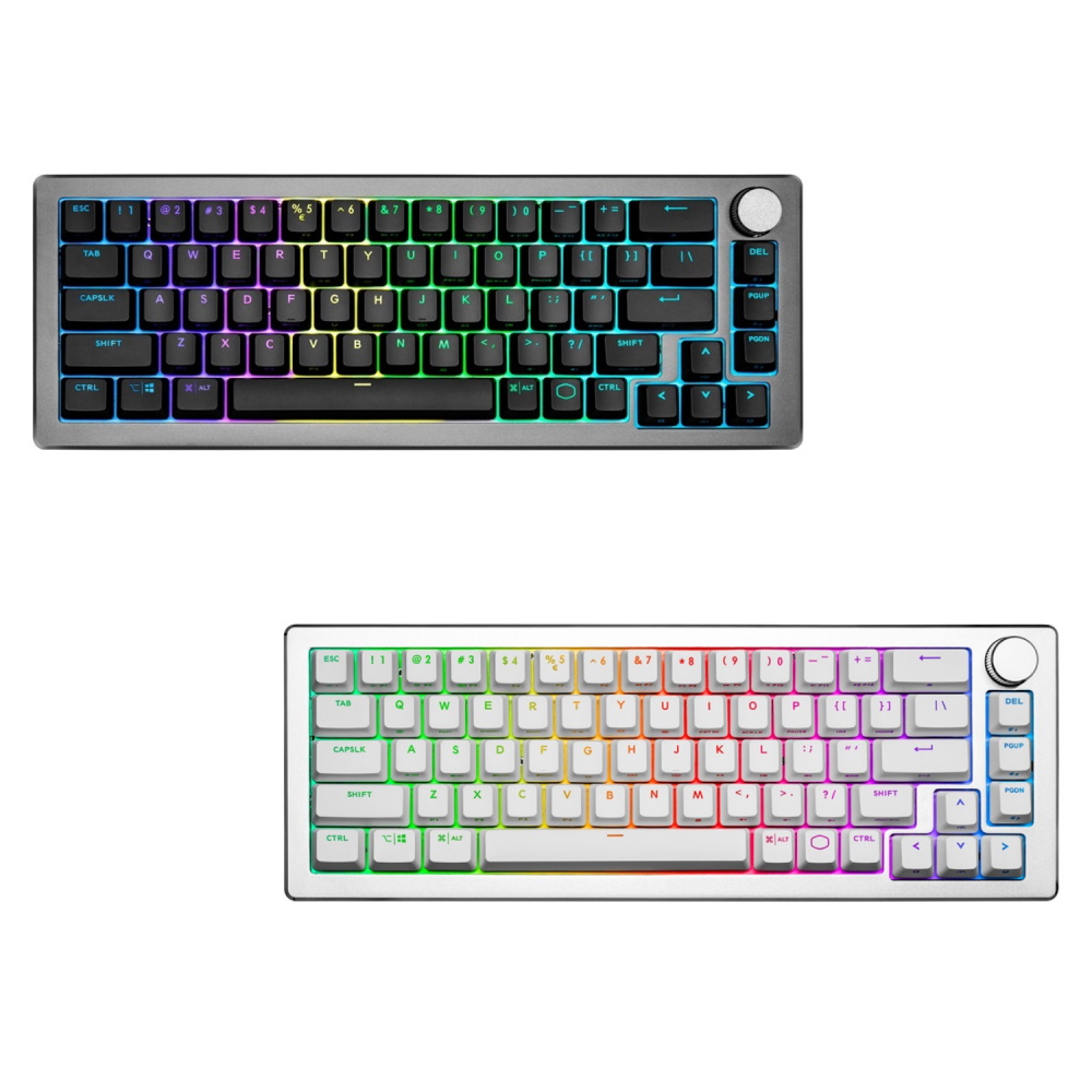 限定商品 新品Cooler Master CK721 メカニカルキーボード CK721 Grey/White｜Cooler Master｜株式会社アユート PCパーツ・VR