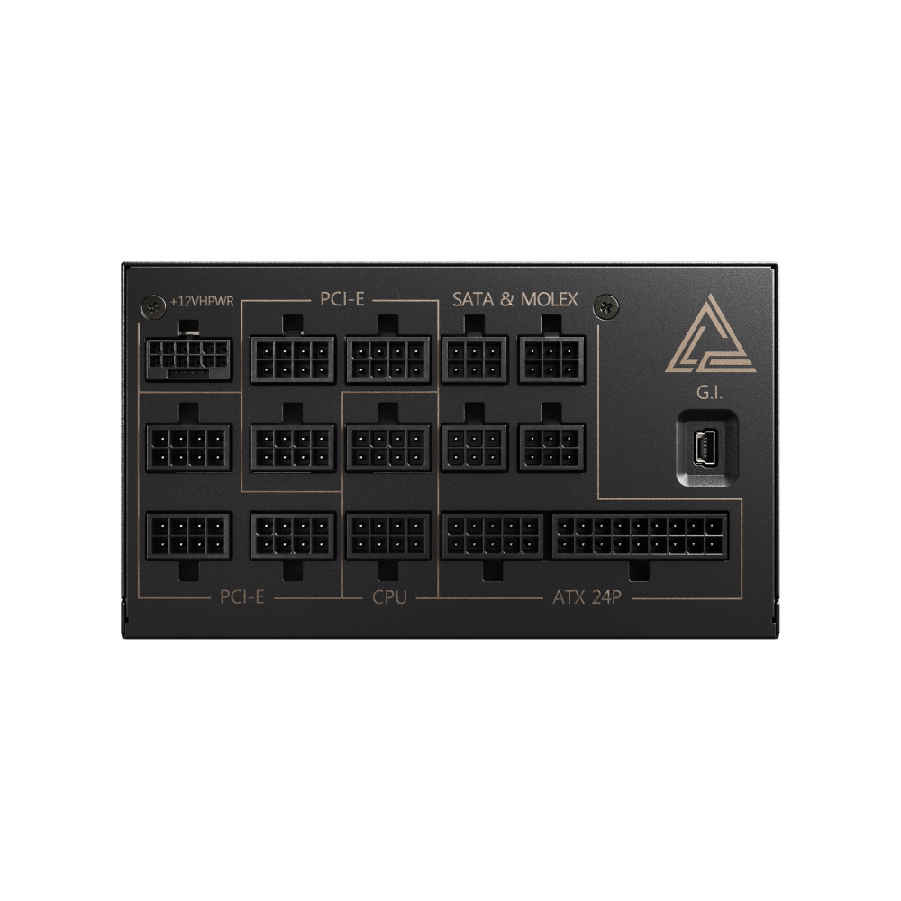 MSI MEG Ai1300P PCIE5 1300W ATX3.0/PCIe 5.0ネイティブ対応 静音80PLUS PLATINUM P 