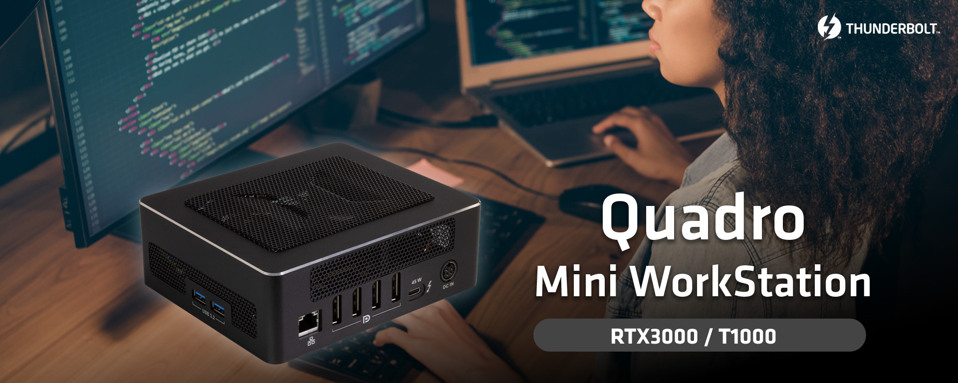 最安値に挑戦！ QUADRO MINI WORKSTATION-RTX3000 SPARKLE Thunderbolt 外付けGPU