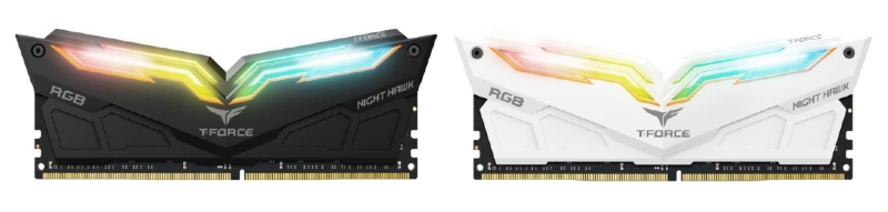 Teamより、ASUS AURA SYNC対応のRGB LED搭載DDR4メモリ「T-FORCE NIGHT 