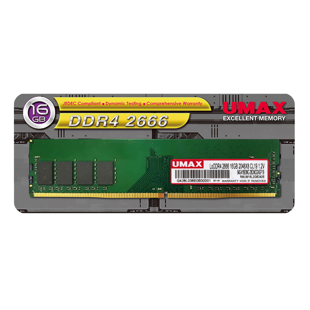 UMAX デスクトップ用DDR3メモリー 8GB (4GB 2枚組) DDR3-1333 CL9  1.5V PC3-12800 240pin 価格比較