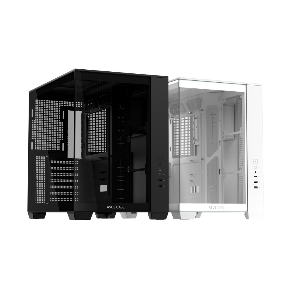 デュアルチャンバー設計のピラーレスデザインPCケース「ASUS A32 Case
