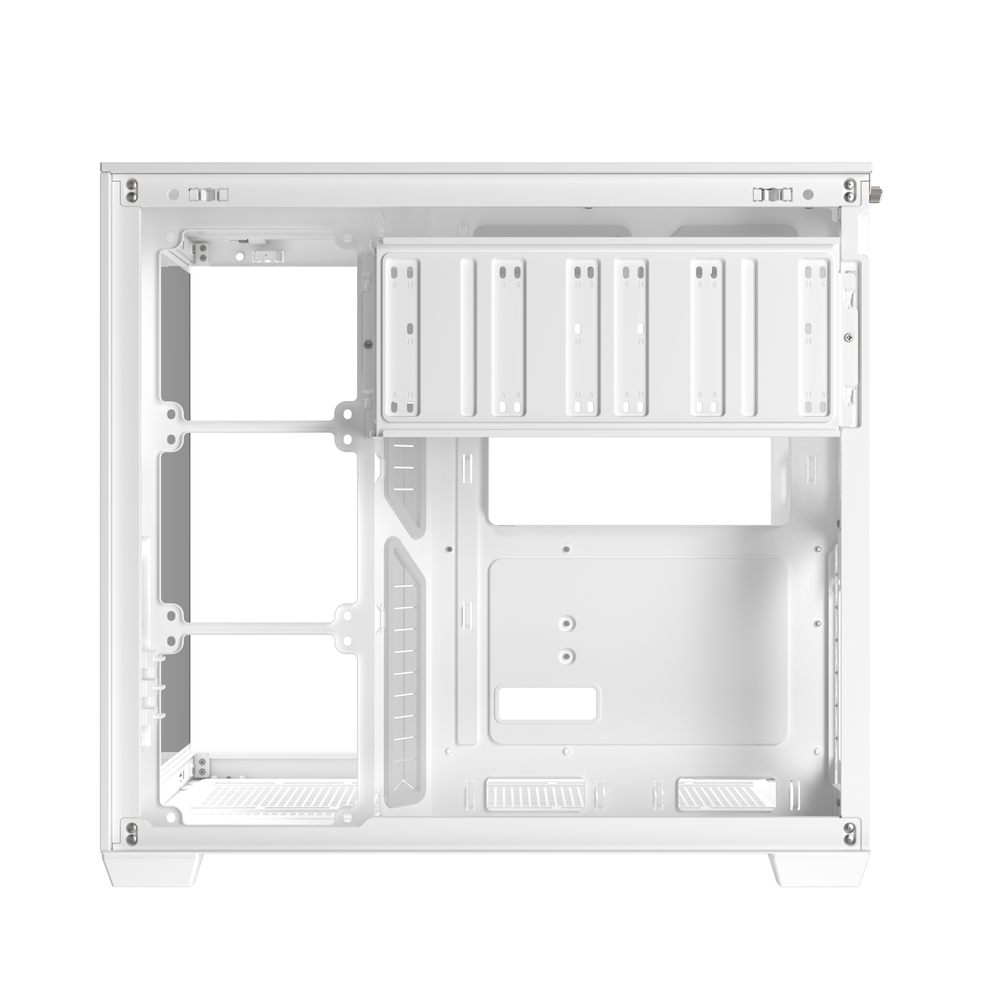 デュアルチャンバー設計のピラーレスデザインPCケース「ASUS A32 Case