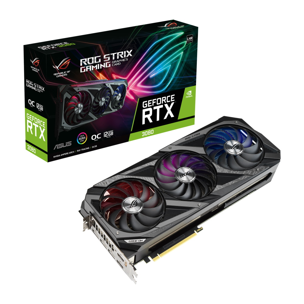 GeForce RTX 3080搭載グラフィックカード「ROG-STRIX-RTX3080-O12G 
