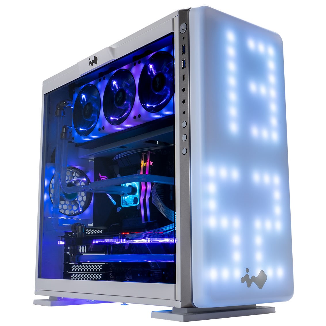 Стильный корпус. Компьютерный корпус in win 307 White. INWIN led корпус. Корпус INWIN ATX. Корпус INWIN С подсветкой.